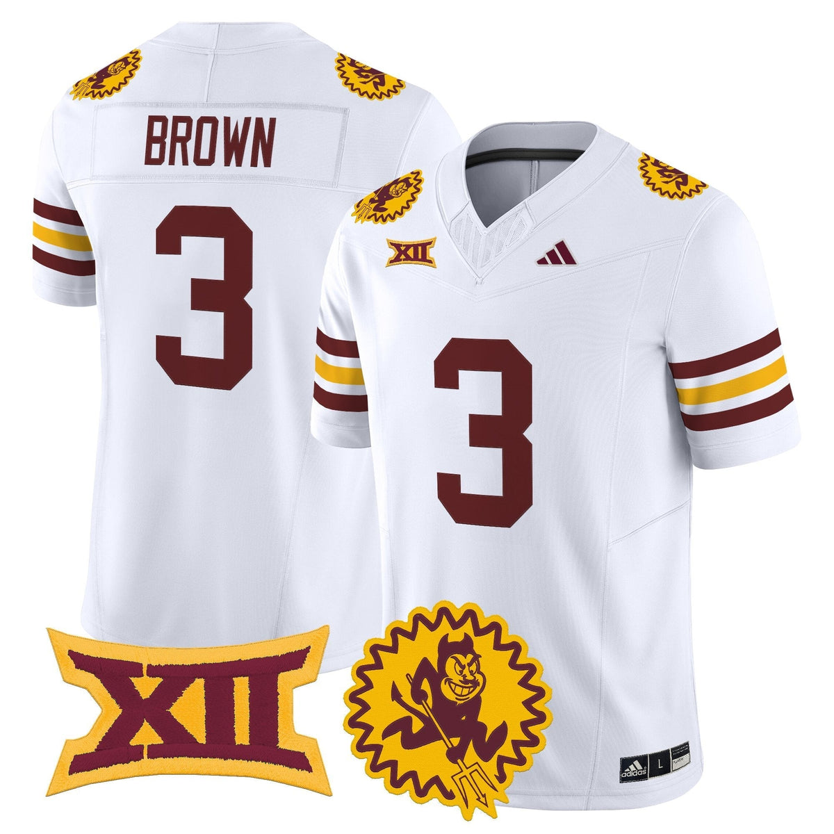 Arizona State Sun Devils 1975 Throwback Vapor Limited Jersey - All Stitched