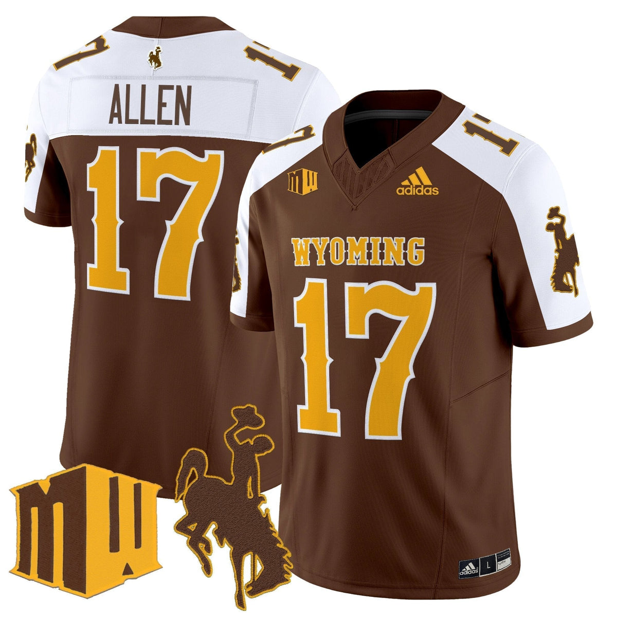 Wyoming Cowboys 2025 Vapor Limited Jersey - All Stitched