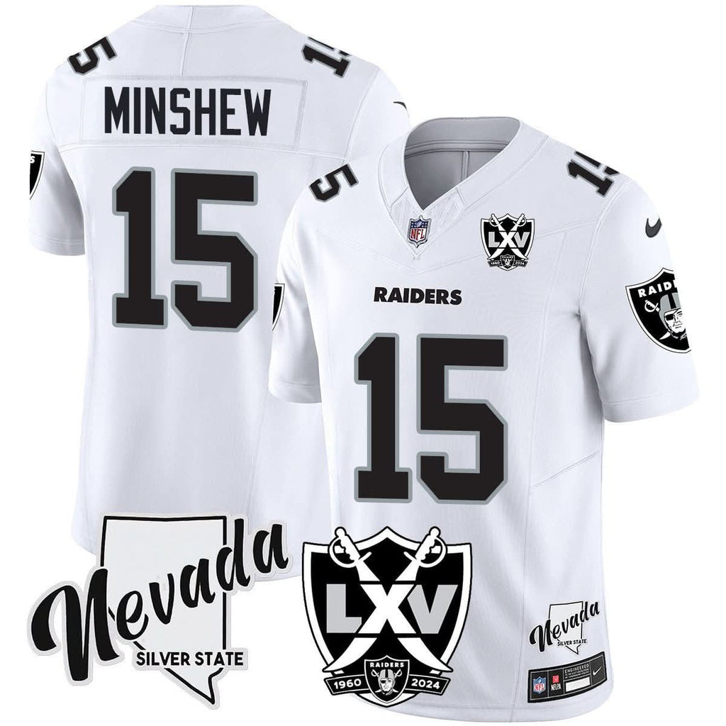 Raiders 2025 Vapor Limited Jersey - 65th Anniversary - All Stitched