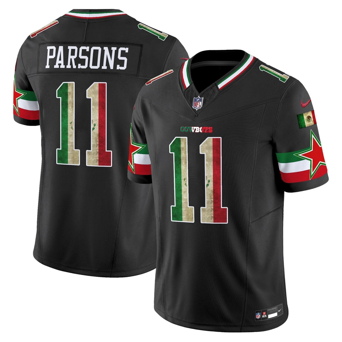 Dallas Cowboys Mexico Vapor Limited Jersey V3 - All Stitched