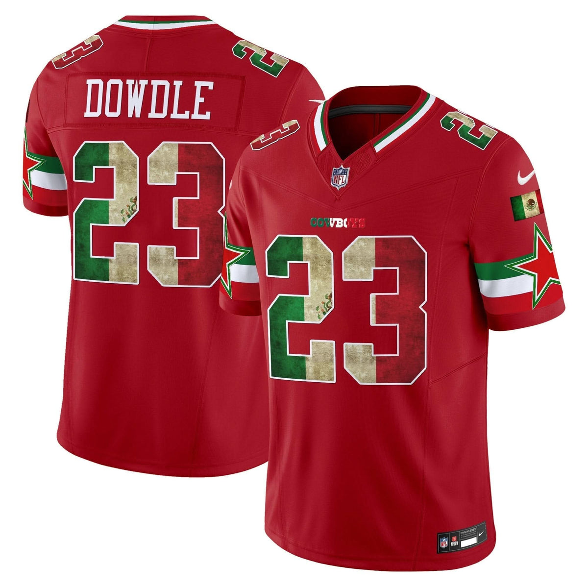 Dallas Cowboys Mexico Vapor Limited Jersey V3 - All Stitched