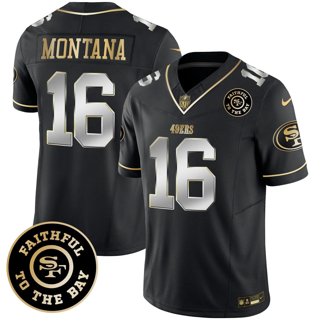 49ers Faithful To The Bay Patch Vapor Limited Jersey V6 - All Stitched