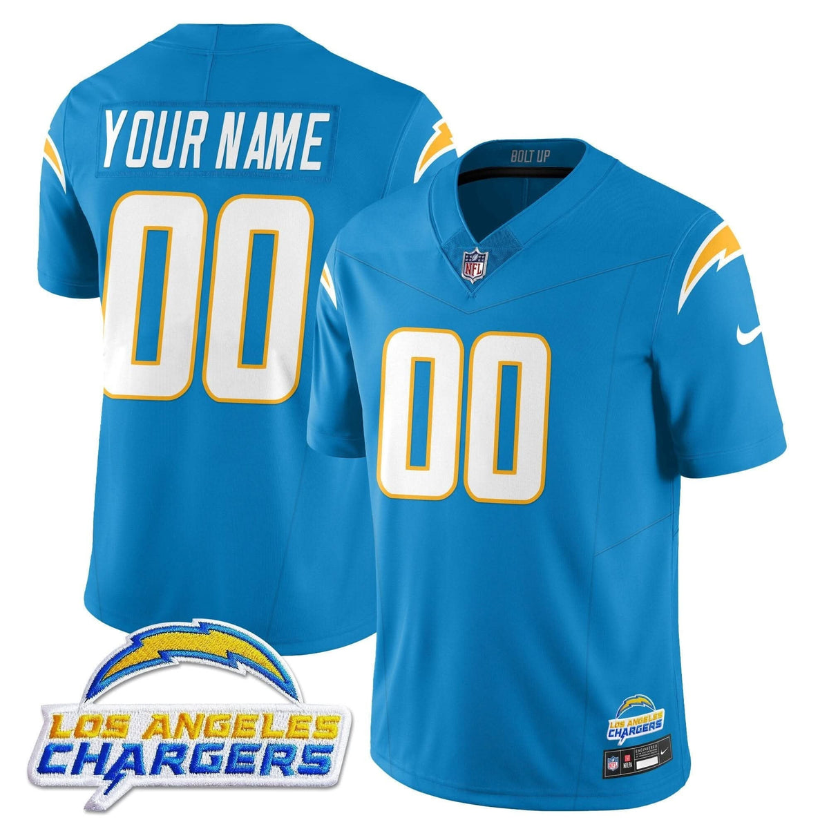 Los Angeles Chargers Alternate 2025 Custom Jersey - All Stitched