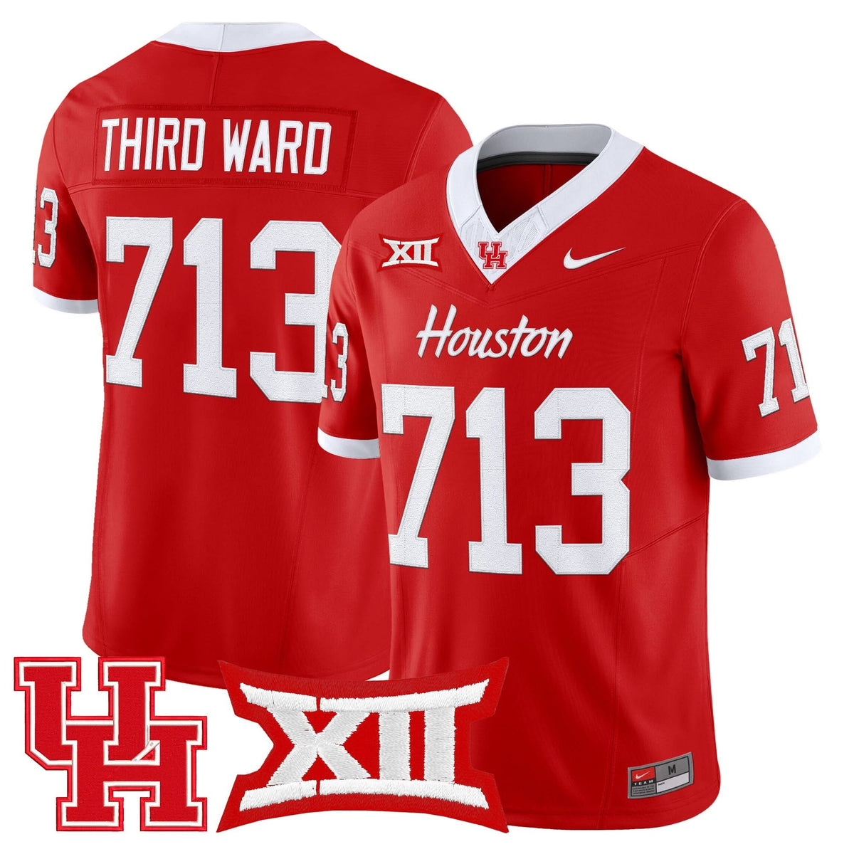 Houston Cougars 2025 Vapor Limited Jersey - All Stitched