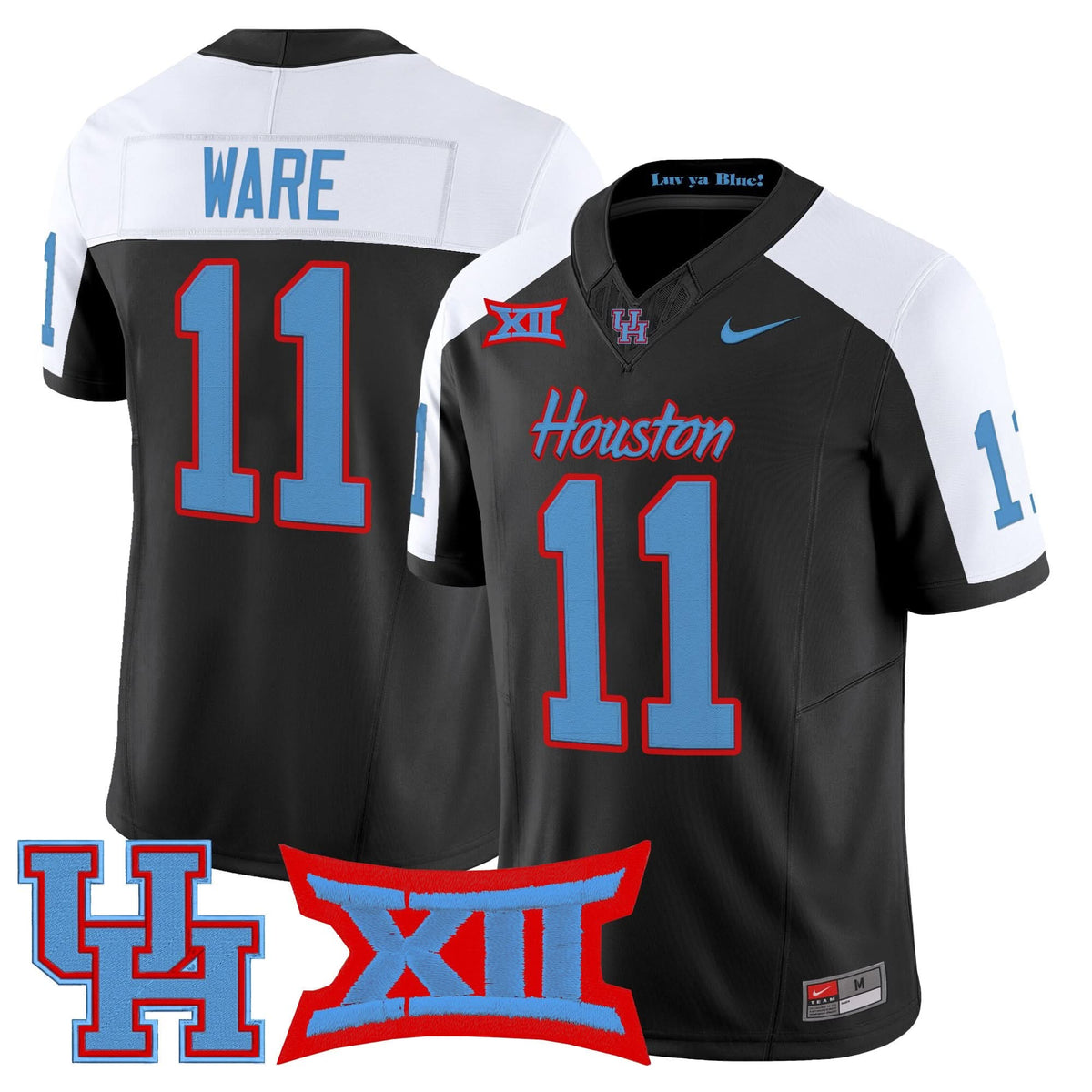 Houston Cougars 2025 Vapor Limited Jersey - All Stitched