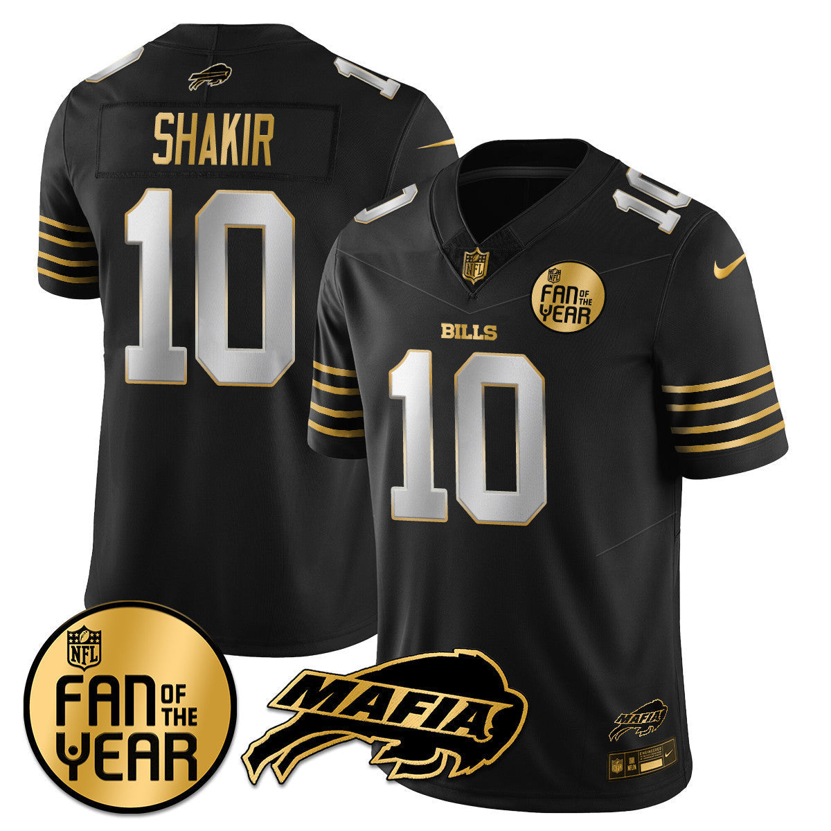 Buffalo Bills "Fan Of The Year" Jersey - All Stitched