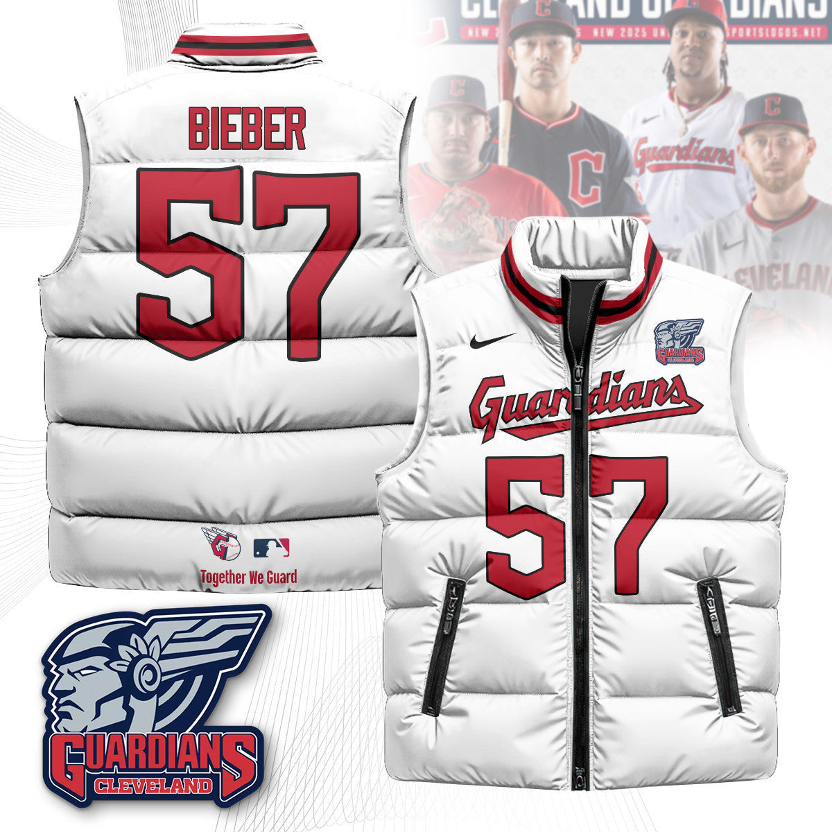 Cleveland Guardians Unisex Puffer Vest