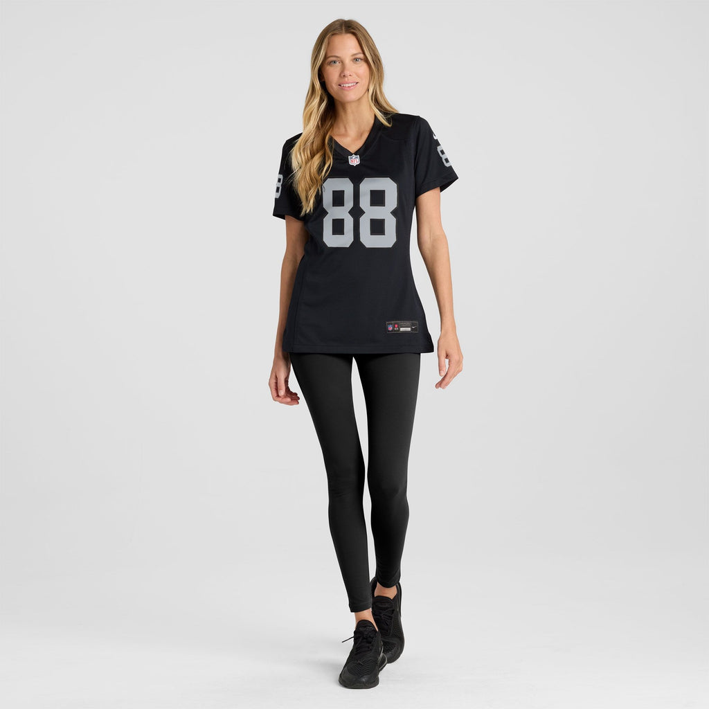 Women's Las Vegas Raiders Justin Shorter Nike Black Team Game Jersey