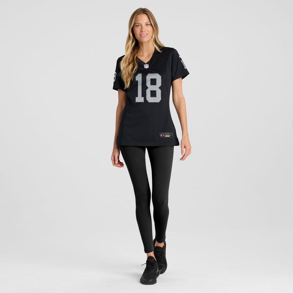 Women's Las Vegas Raiders Jack Bech Nike Black Team Game Jersey